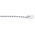 RS PRO Chrome Plated Brass Chain, 300mm Length