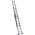 Zarges Aluminium Combination Ladder 21 steps 5m open length