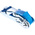 RS PRO 9m Clawhook Ratchet Strap, 50mm Wide, 5000kg Breaking Strain