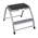 RS PRO 2 Tread Steel Steps 0.375m Platform Height