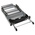 RS PRO 3 Tread Aluminium Steps 0.66m Platform Height, Silver