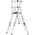 TUBESCA 1.07 → 1.53m Aluminium Work Platform, 150kg Load