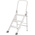 TUBESCA Aluminium 3 steps Step Ladder, 0.71m platform height