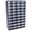 RS PRO 40 Drawer Unit, Plastic, 420mm x 270mm x 130mm, Black