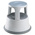 RS PRO 2 Tread Steel Kick Step 0.4m Platform Height, Grey