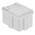 Licefa White ABS Compartment Box, 21mm x 29mm x 22mm