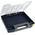 Raaco Blue PC, PP Compartment Box, 55mm x 298mm x 284mm