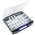 Raaco 18 Cell Blue PC, PP Compartment Box, 78mm x 465mm x 401mm