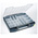 Raaco 18 Cell Blue PC, PP Compartment Box, 78mm x 465mm x 401mm