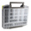 Raaco 14 Cell Blue PC, PP Compartment Box, 78mm x 421mm x 361mm