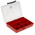 RS PRO 7 Cell Red PP Compartment Box, 32mm x 175mm x 143mm
