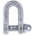 RS PRO D-Shackle, Stainless Steel, 2.5t