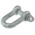 RS PRO D-Shackle, Zinc Plated Steel, 5.5t