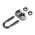 RS PRO Carbon Steel (U-Bolt), Steel (Bridge) 6mm Diameter Wire Rope Grip