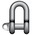 RS PRO D-Shackle, Steel