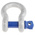 RS PRO Bow Shackle, Alloy Steel, 6.5t