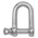 RS PRO D-Shackle, Mild Steel
