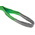 RS PRO 1m Green Lifting Sling Webbing, 2t