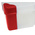 RS PRO 12 Cell Transparent Red Polypropylene, Adjustable Compartment Box, 30mm x 170mm x 100mm