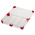 RS PRO 12 Cell Polypropylene, Adjustable Compartment Box, 30mm x 200mm x 110mm
