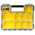 Stanley 10 Cell Black, Yellow Compartment Box, 74mm x 446mm x 357mm