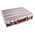 RS PRO 15 Cell Black, Red Polypropylene Compartment Box, 91mm x 416mm x 336mm