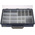Raaco 17 Cell Grey, Transparent PP Compartment Box, 57mm x 340mm x 265mm