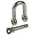 RS PRO D-Shackle, Stainless Steel, 120kg