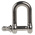 RS PRO D-Shackle, Stainless Steel, 120kg