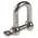 RS PRO D-Shackle, Stainless Steel, 120kg