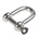 RS PRO D-Shackle, Stainless Steel, 0.15t