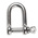RS PRO D-Shackle, Stainless Steel, 0.15t