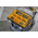 10 Cell Yellow PC, Adjustable Compartment Box, 119mm x 440mm x 332mm