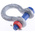 RS PRO Bow Shackle, Zinc Plated Steel, 3.25t