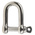 RS PRO D-Shackle, Stainless Steel, 0.75t