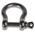 RS PRO Bow Shackle, Stainless Steel, 0.3t