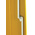 RS PRO Yellow Steel Lockable 1 Door Flammable Cabinet, 457mm x 457mm x 305mm