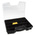 RS PRO 17 Cell Black, Transparent PP, Adjustable Compartment Box, 60mm x 395mm x 305mm
