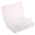 RS PRO 5 Cell Transparent PP Compartment Box, 40mm x 181mm x 125mm