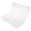RS PRO 9 Cell Transparent PP Compartment Box, 38mm x 245mm x 143mm