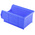 RS PRO PP Storage Bin, 76mm x 101mm, Blue