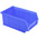 RS PRO PP Storage Bin, 76mm x 101mm, Blue
