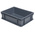RS PRO 10L Grey PP Small Euro Containers, 120mm x 300mm x 400mm