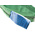 RS PRO 2.5m Green Lifting Sling Round, 2t