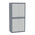 RS PRO 2 Door PP  Lockable Floor Standing Storage Cabinet, 1800 x 897 x 537mm
