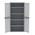 RS PRO 2 Door PP  Lockable Floor Standing Storage Cabinet, 1800 x 897 x 537mm