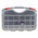 RS PRO 42 Cell Clear PP, Adjustable Compartment Box, 95mm x 420mm x 300mm