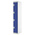 4 Door Steel Blue Industrial Locker, 1800 mm x 300 mm x 450mm