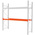 RS PRO 2 Shelf Pallet Shelving System Beams, 2000kg Load
