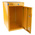 RS PRO 1 Door Steel Yellow Locker, 480 mm x 300 mm x 450mm